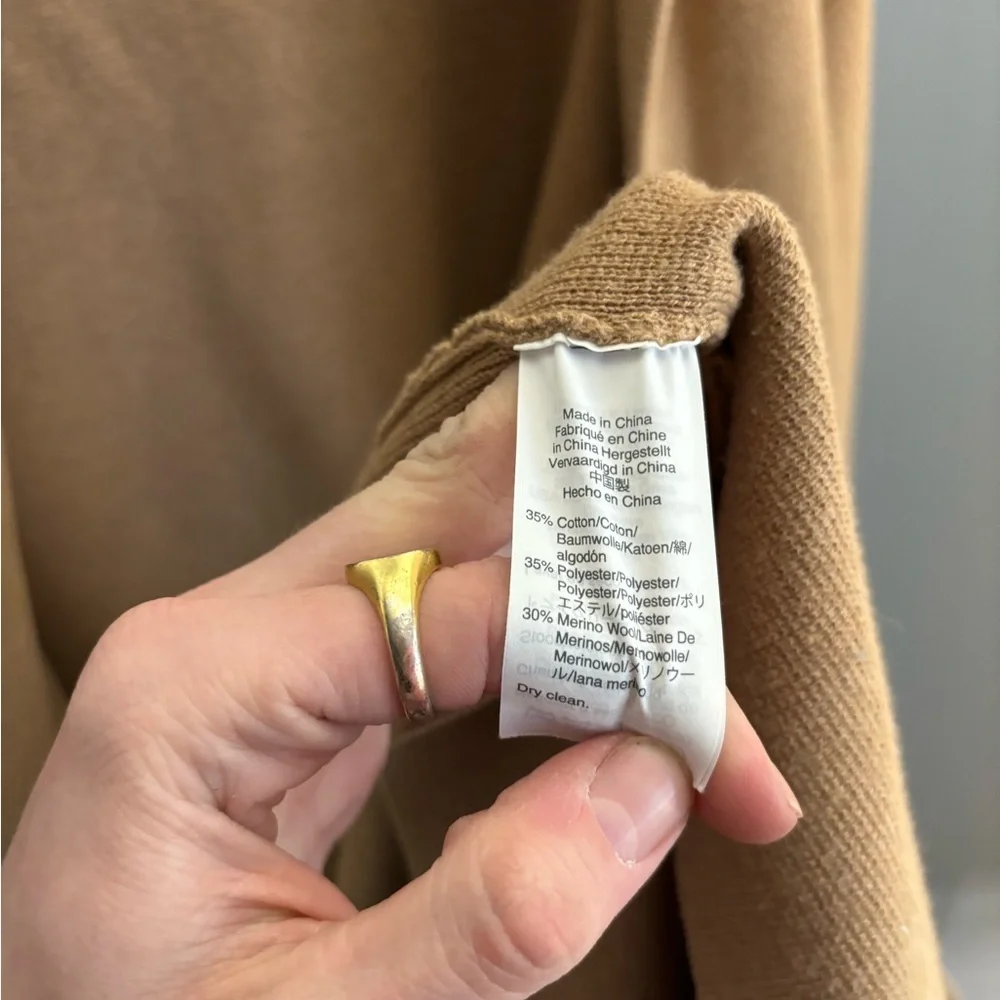 J.Crew Ella Open Front Long Sweater Blazer Womens Size 2XL
